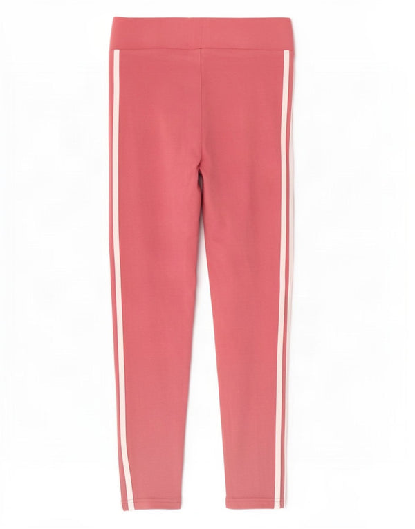 Leggings Adidas Femininas UK 8/10 Pequenas Algodão Rosa