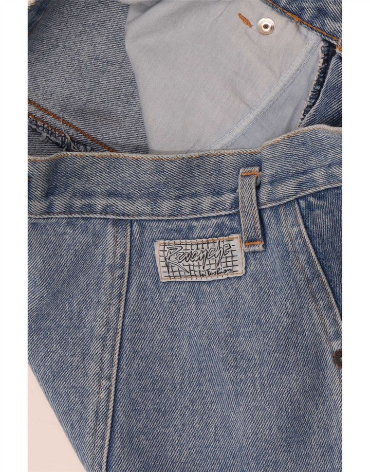 Saia jeans feminina Revanche W26 pequena azul