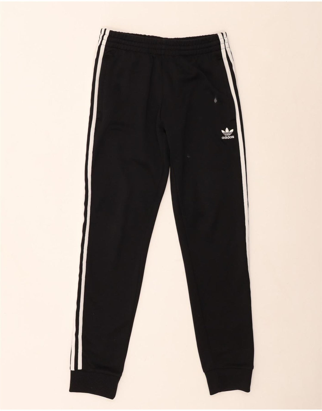 Adidas Mens Treino Calças Joggers Pequeno Poliéster Preto
