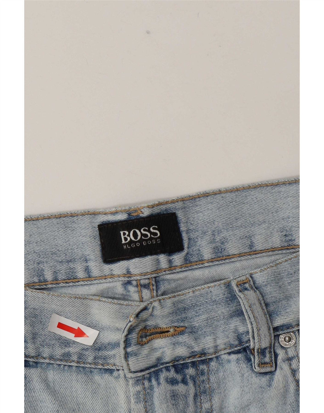 Shorts jeans masculino Hugo Boss W35 grande azul