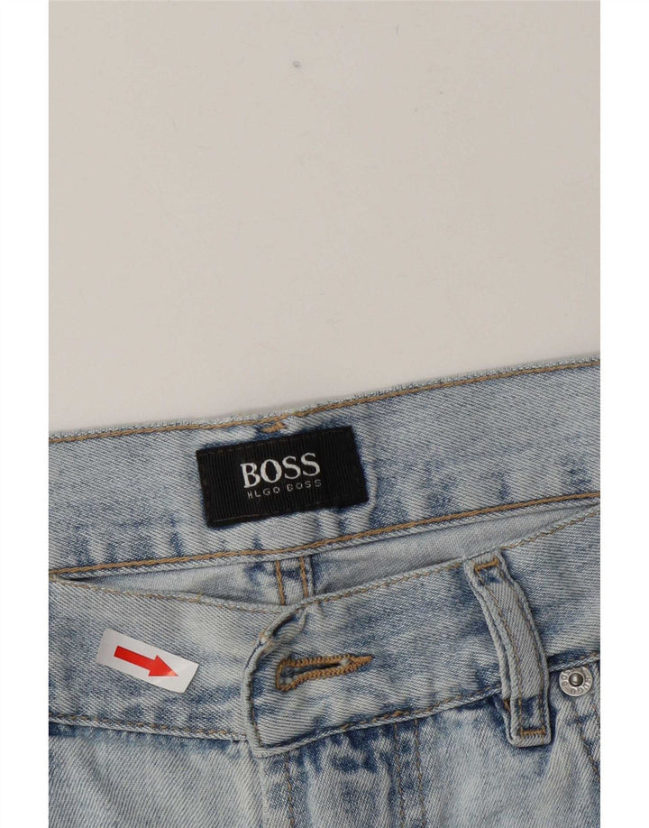 Shorts jeans masculino Hugo Boss W35 grande azul