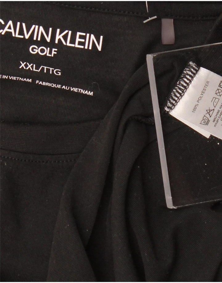 Camiseta masculina CALVIN KLEIN 2XL poliéster preto