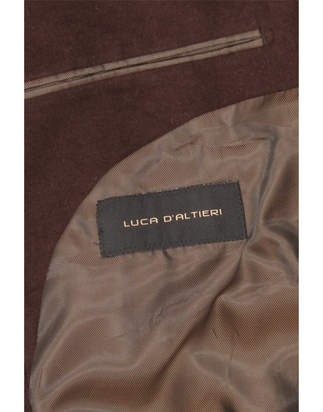 Sobretudo masculino Luca D'altieri UK 38 marrom médio