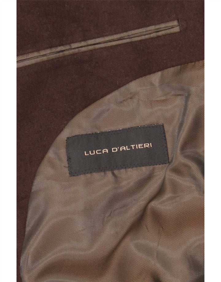 Sobretudo masculino Luca D'altieri UK 38 marrom médio