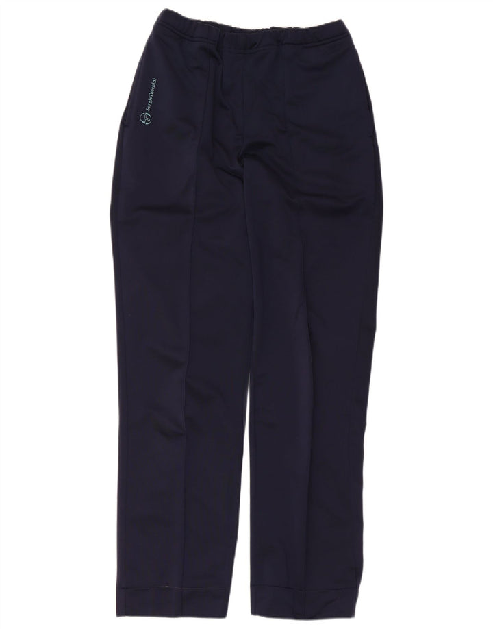 Calça de treino masculina Sergio Tacchini IT 48 médio azul marinho