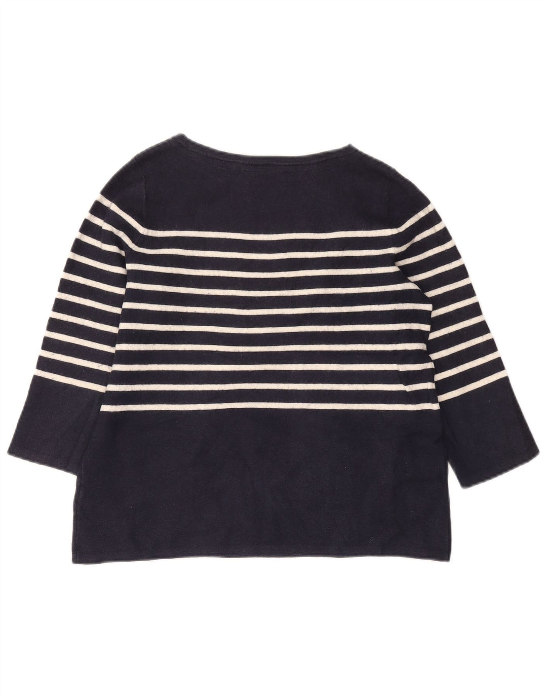 Suéter feminino com gola canoa CREW CLOTHING UK 14 azul marinho médio