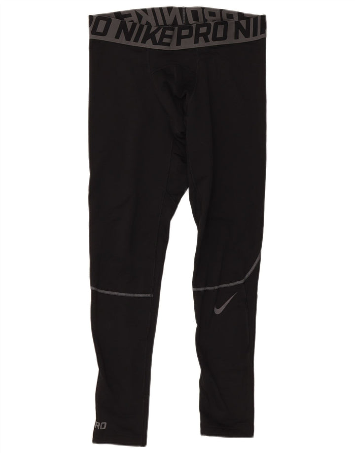 Leggings de compressão masculinas NIKE XL preto poliéster