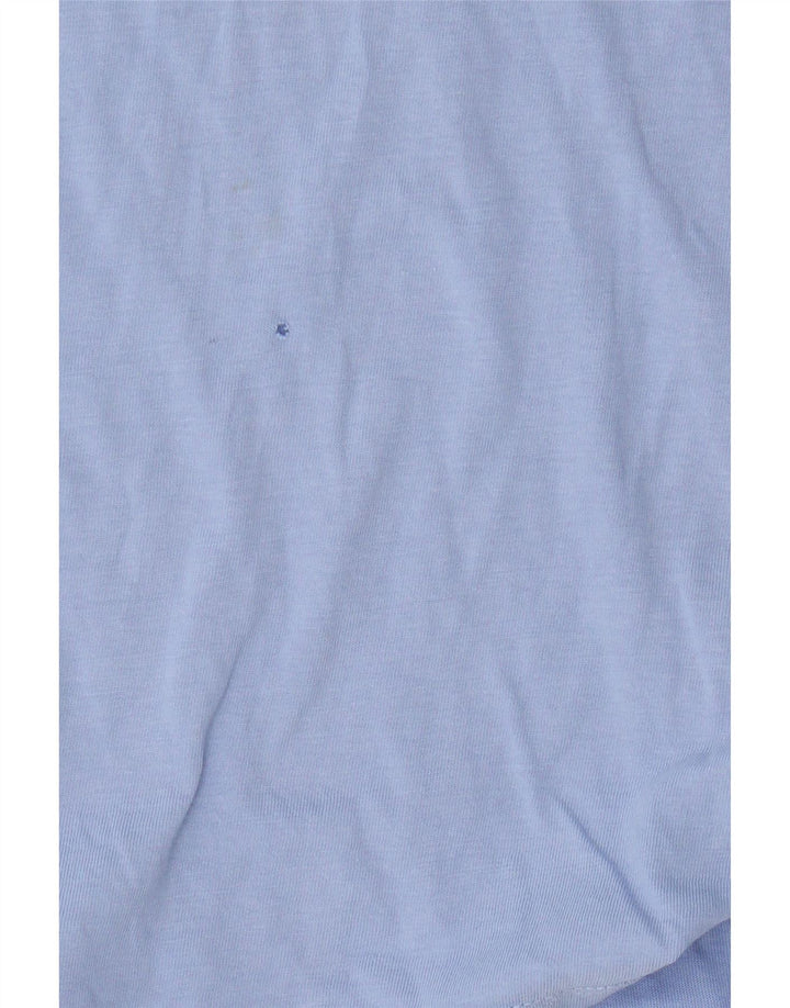 Camiseta feminina gráfica Levi's Top UK 12 algodão azul médio