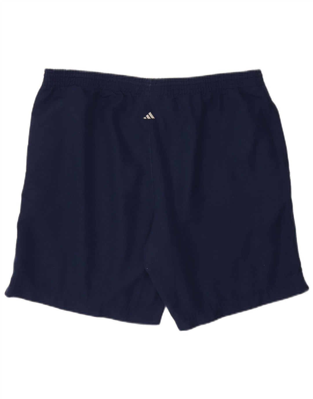 Shorts esportivos masculinos Adidas grandes poliéster azul marinho