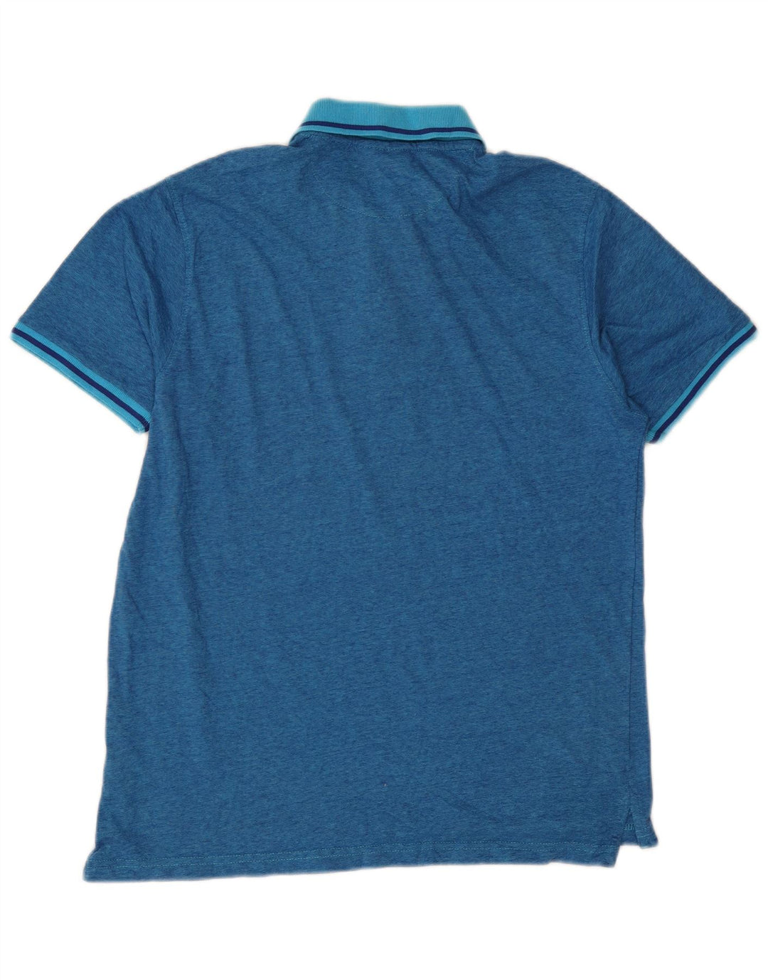Camisa polo masculina Pierre Cardin Regular Fit algodão azul médio
