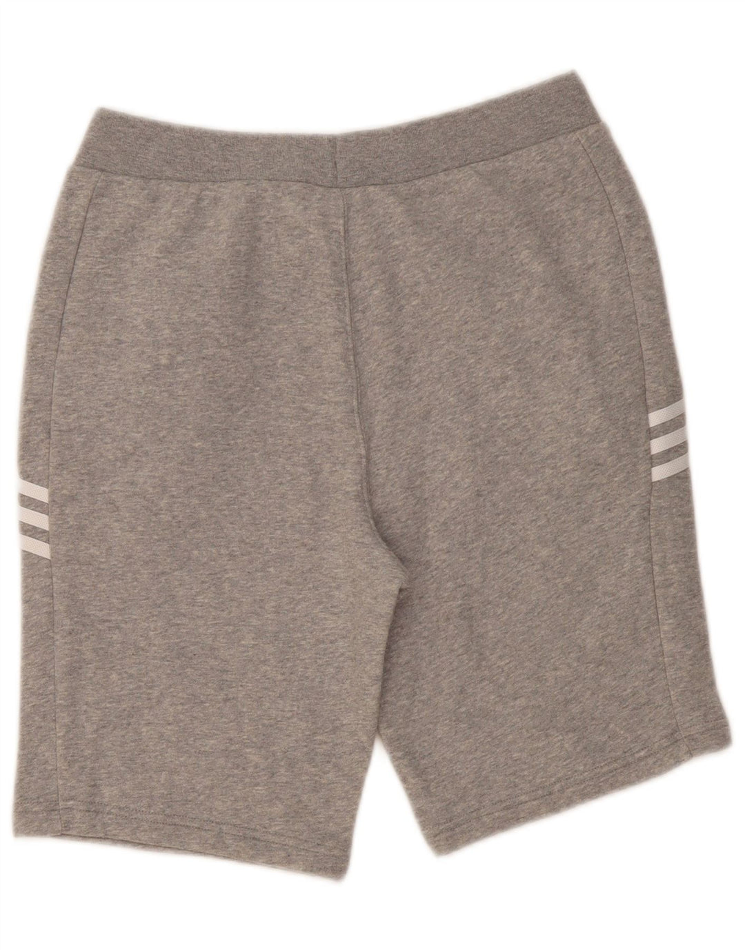 Shorts esportivos masculinos Adidas 15-16 anos cinza algodão