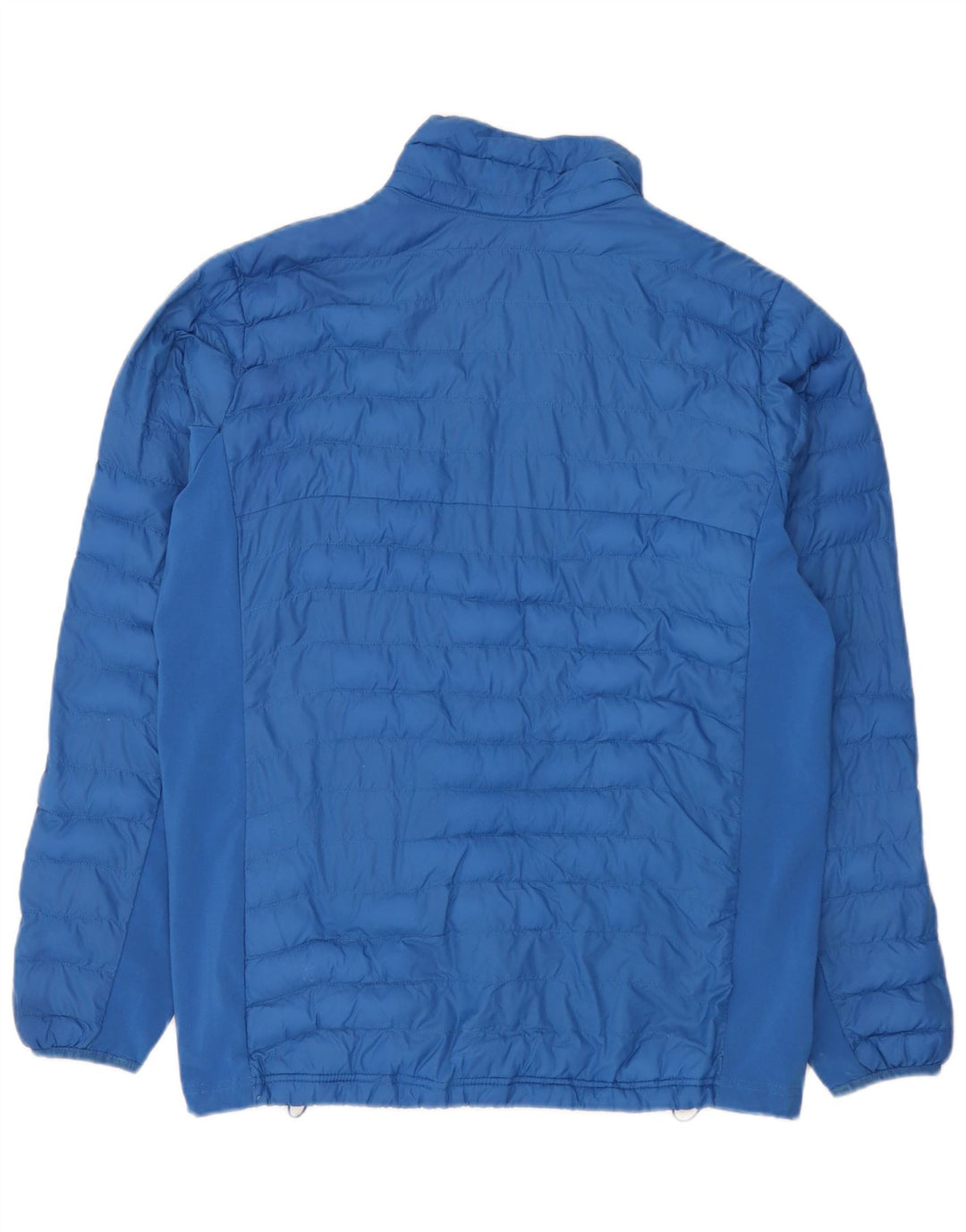 Jaqueta acolchoada masculina Columbia UK 40 grande azul nylon