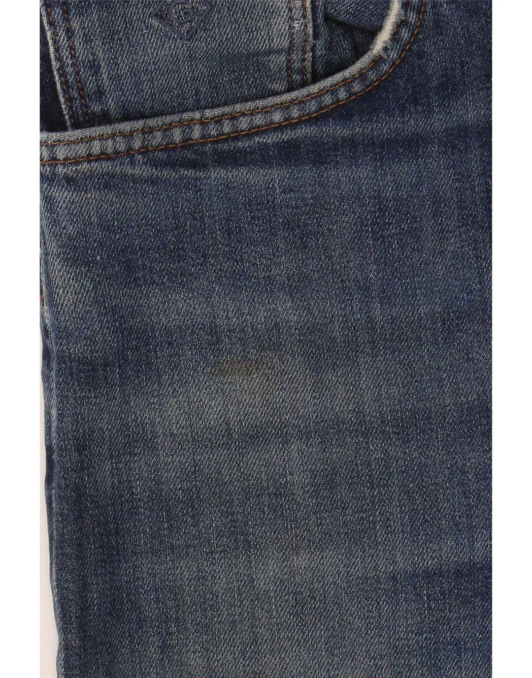 Jeans retos masculinos Gant W38 L32 algodão azul