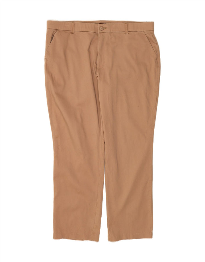 LEE Womens Straight Chino Trousers US 20 3XL W40 L30 Brown Cotton Vintage Lee and Second-Hand Lee from Messina Hembry 