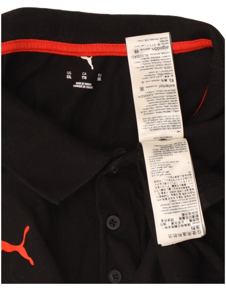 Camisa polo masculina PUMA 2XL algodão preto