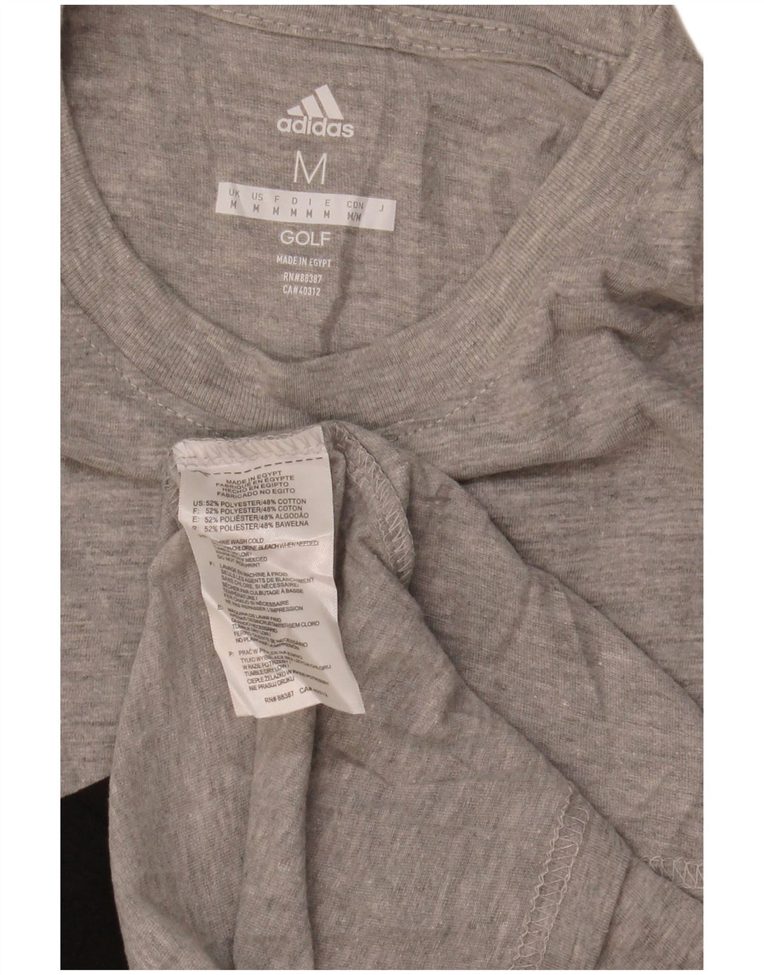 Adidas masculino gráfico top manga longa poliéster manchado cinza médio