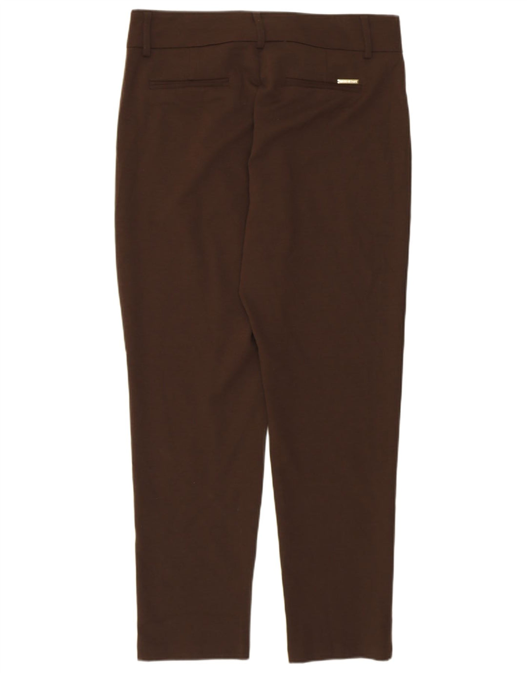 Calça de terno slim feminina Michael Kors US 10 grande W32 L28 marrom