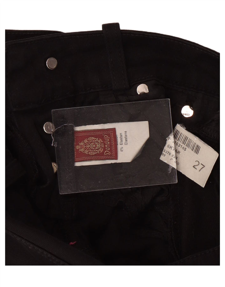 DONDUP Jeans retos femininos W27 L27 algodão preto