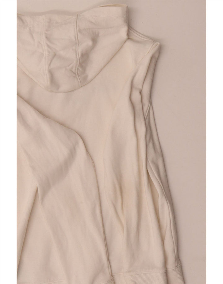 Suéter com capuz gráfico TOMMY HILFIGER para meninas 11-12 anos algodão branco