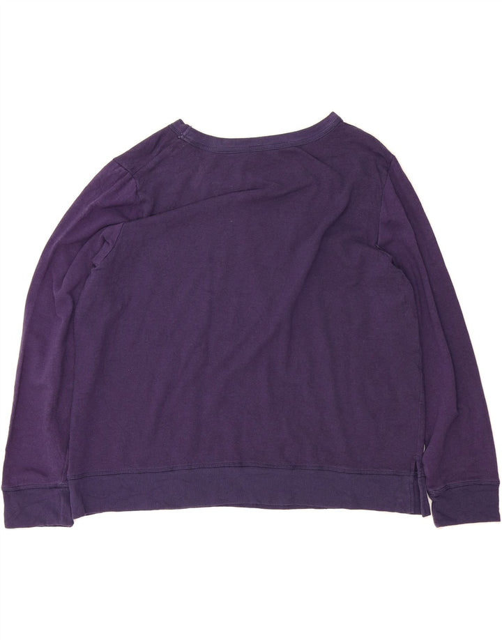 NAUTICA Womens Sweatshirt Jumper UK 18 XL Navy Blue Cotton Vintage Nautica and Second-Hand Nautica from Messina Hembry 