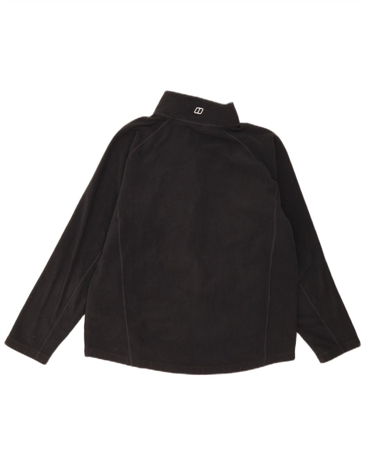 Jaqueta de lã feminina Berghaus UK 16 grande poliéster preto
