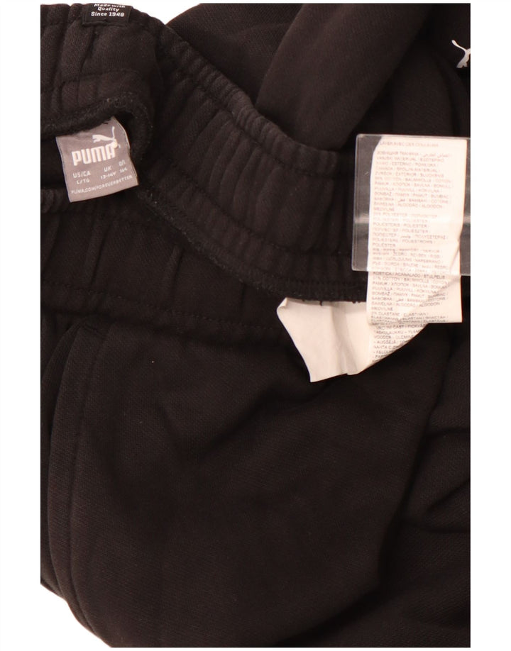 Calça de treino PUMA Boys Joggers 13-14 anos algodão preto