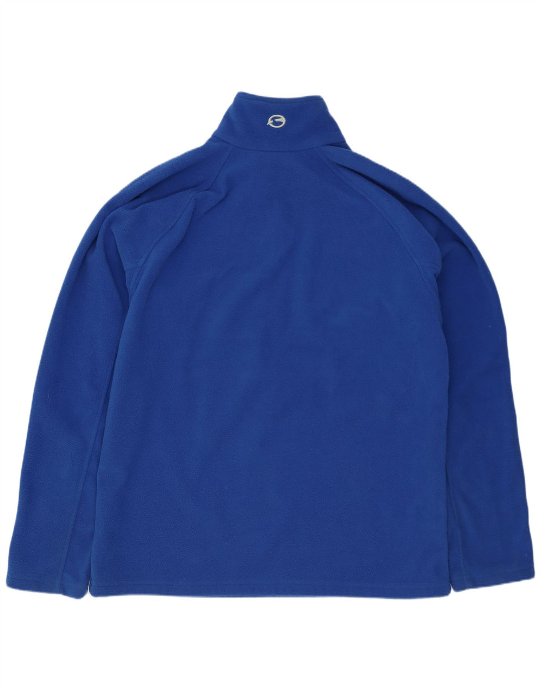 Pulôver de lã masculino Sprayway com zíper e gola em poliéster azul médio