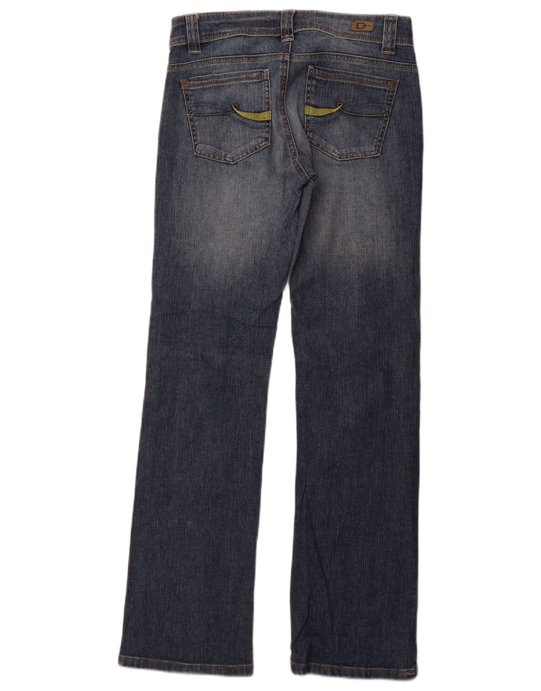 Jeans retos femininos DKNY US 4 pequenos W28 L31 algodão azul