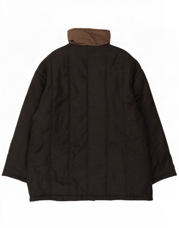 Jaqueta acolchoada masculina Invicta UK 42 XL preta colorblock