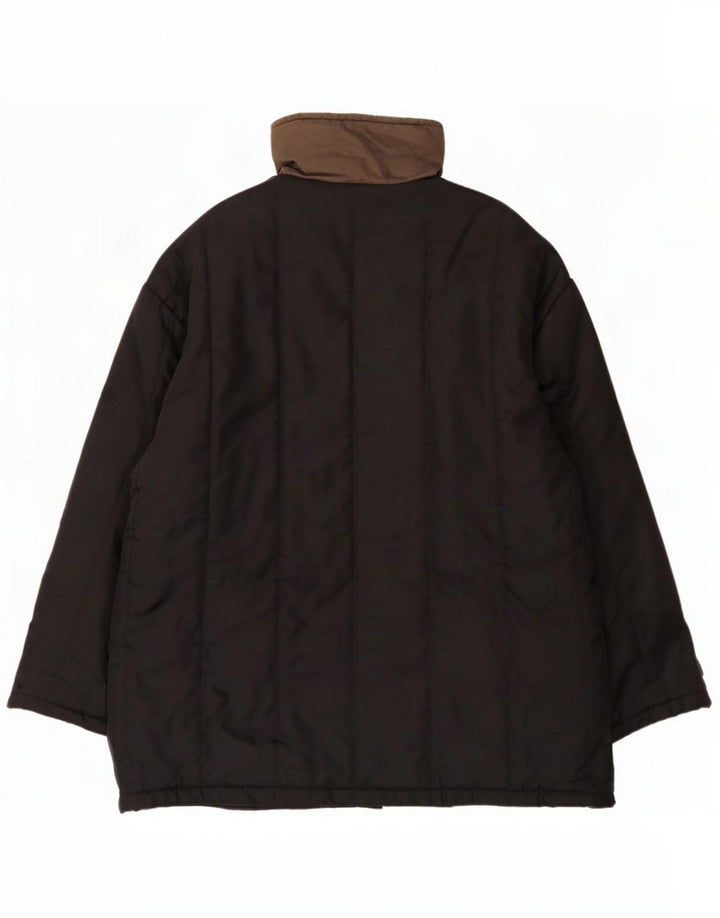 Jaqueta acolchoada masculina Invicta UK 42 XL preta colorblock