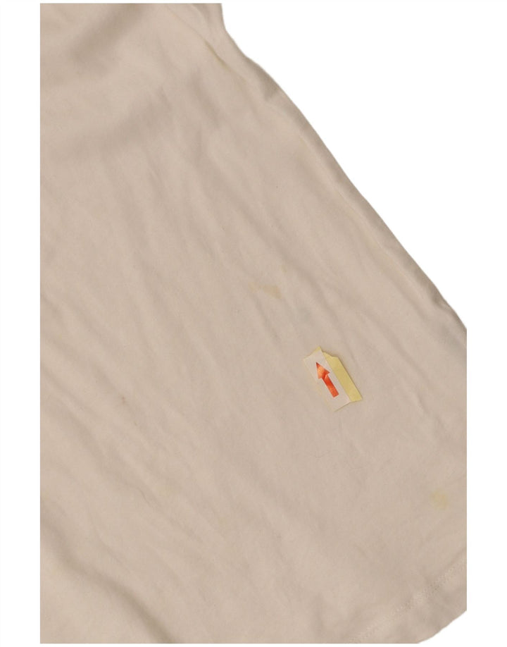 Blusa feminina RALPH LAUREN UK 10 algodão branco pequeno