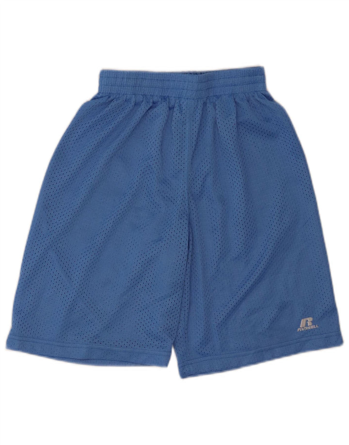 Shorts esportivos Russell Athletic Boys 10-11 anos azul poliéster