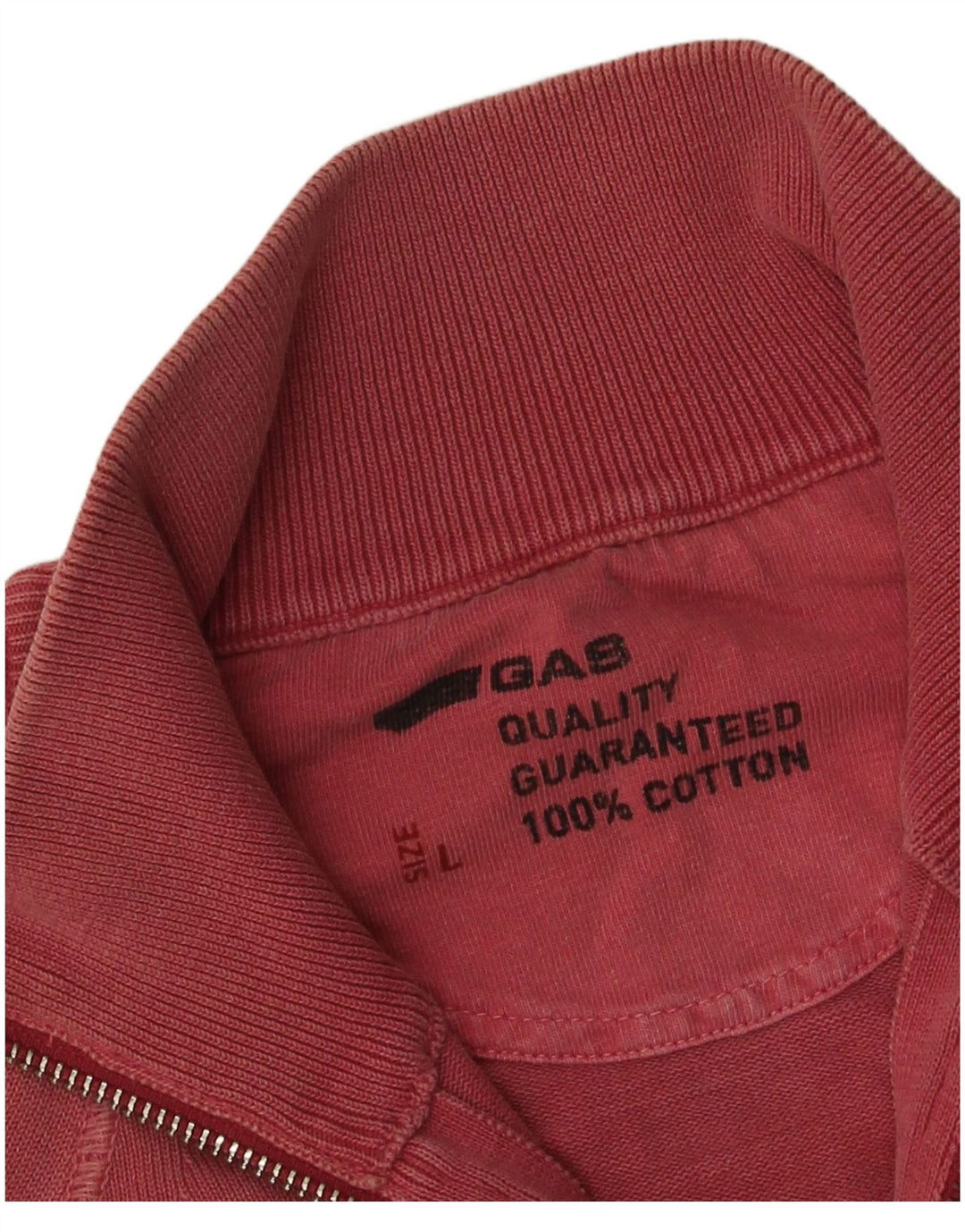 Gas Mens Treino Top Jaqueta Grande Algodão Rosa