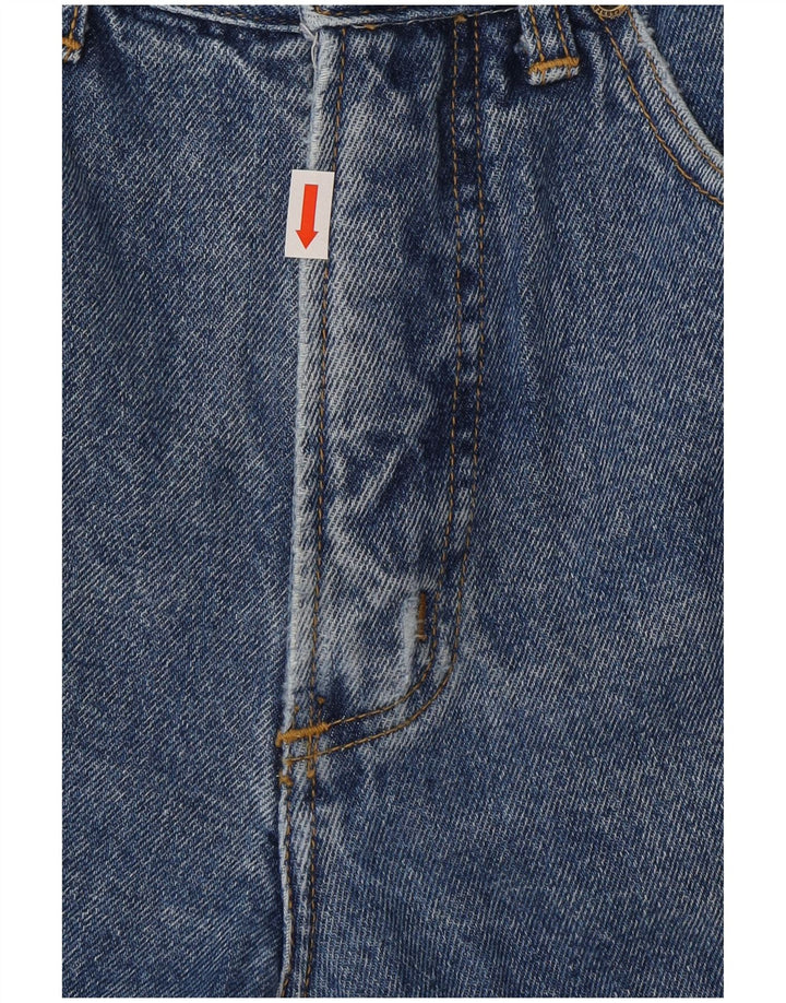 Carrera Mens Straight Jeans W31 L30 Azul Algodão