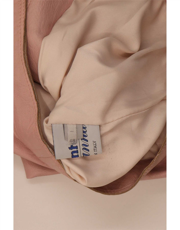 Jaqueta feminina de couro Racer Wanted IT 48 XL rosa