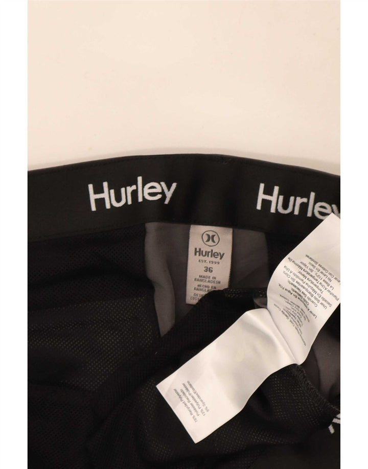 Hurley Mens Chino Shorts W36 Grande Cinza Poliacrílico