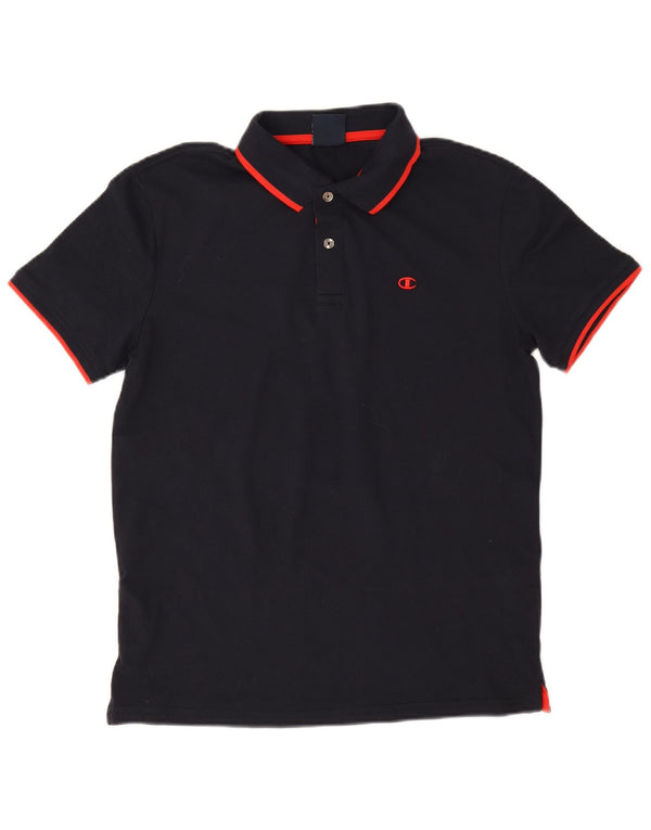 Camisa polo masculina Champion médio algodão azul marinho
