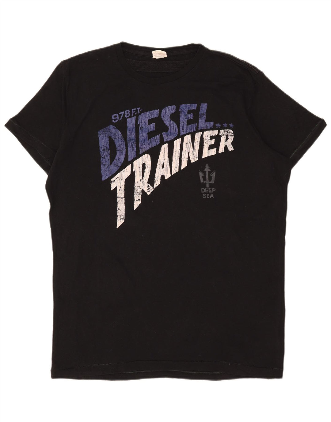 Camiseta masculina diesel Diesel Top XL algodão preto