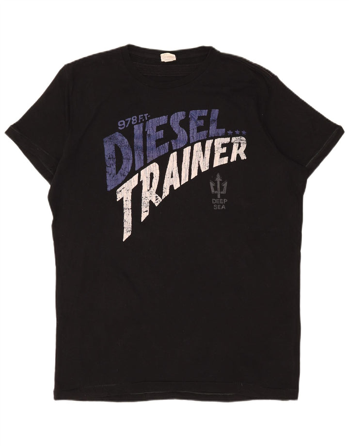 Camiseta masculina diesel Diesel Top XL algodão preto