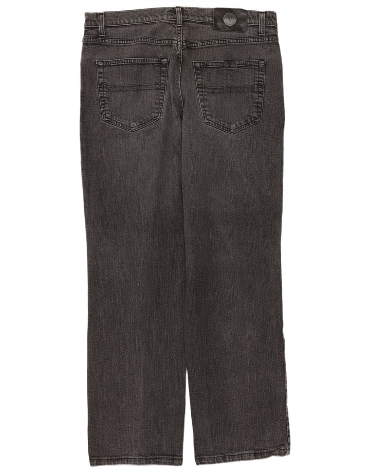 Jeans retos masculinos TRUSSARDI W36 L29 algodão cinza