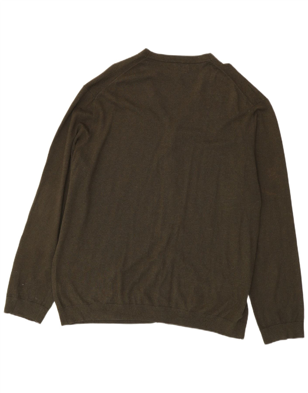 Suéter cardigã masculino Marks & Spencer 2XL algodão cáqui