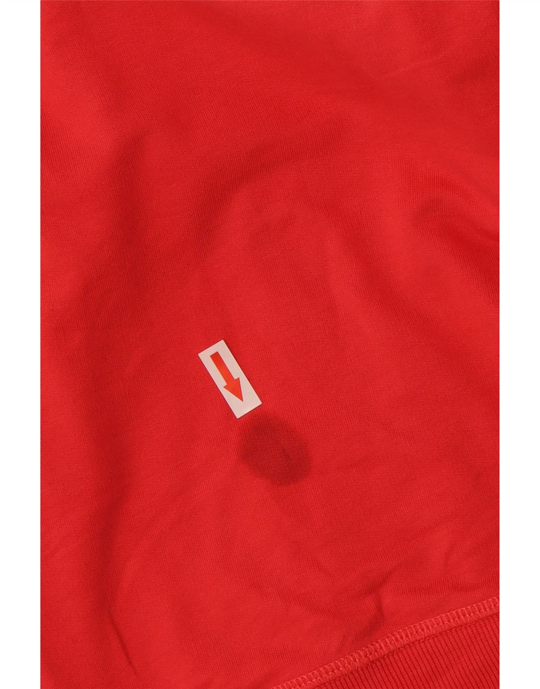 Suéter Converse feminino com capuz e zíper Reino Unido 18 XL poliéster vermelho