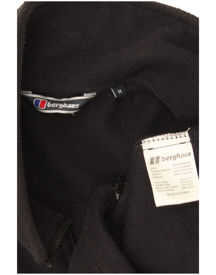 Jaqueta masculina Berghaus Liner Fleece UK 38 poliéster preto médio