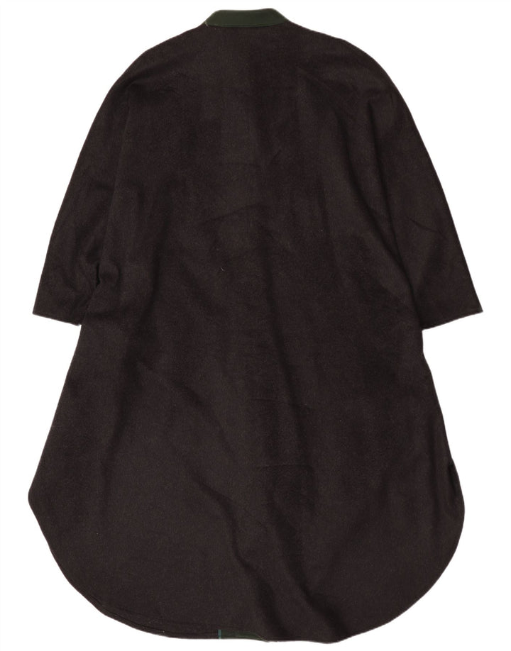 Casaco Poncho Vintage Feminino Tamanho Único Preto