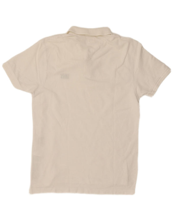 Camisa polo masculina Levi's de algodão branco médio
