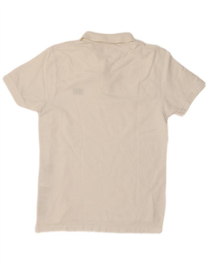 Camisa polo masculina Levi's de algodão branco médio