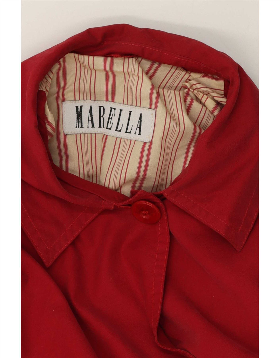 Casaco impermeável feminino Marella UK 22 3XL vermelho