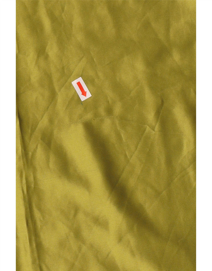 Vestido avental feminino vintage Reino Unido 14 grande verde