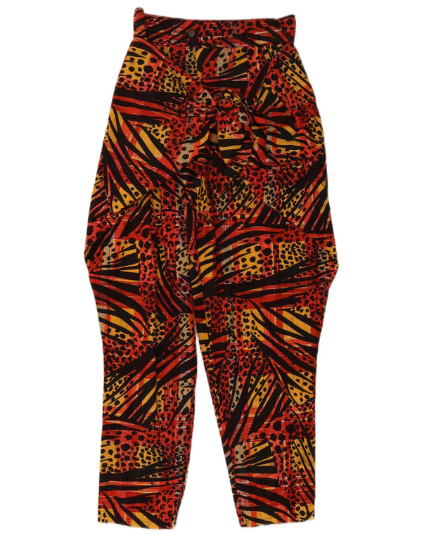 Calça Harém Feminina Vintage Cintura Alta IT 42 Médio W25 L25 Multicolorido