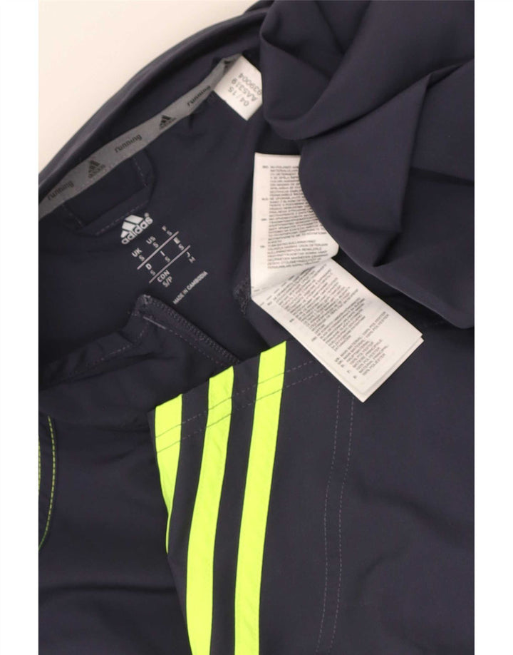 Adidas Mens Treino Top Jacket Pequeno Poliéster Azul Marinho